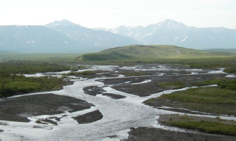 Glacial rivers in the Talkeetna Range