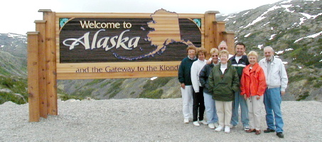 Denise, Jan, Dottie, Sonny, Camille, Joe, Lydia, and Werner. 'Hurry up and take the picture, it's cold and there's no BAR!'