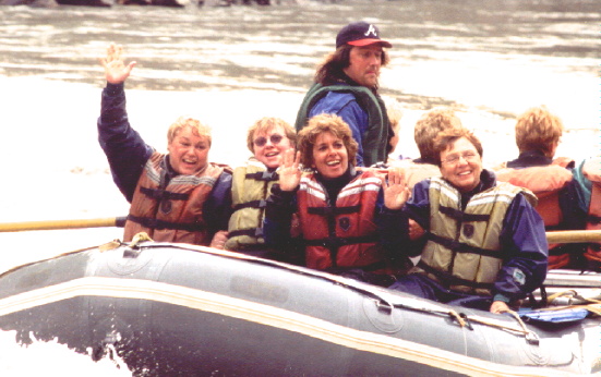 Marianne, Mary, Jan, and Denise. Hey, can you at least slow down while I tee up my ball?