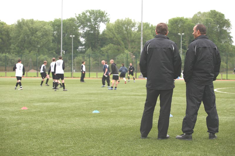 Pre match warm up