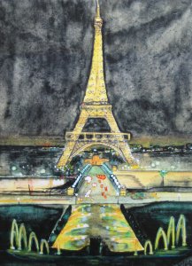 Paris at night