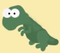 T-rex. Please do not take the picture it's for adoptees only. Thank you.