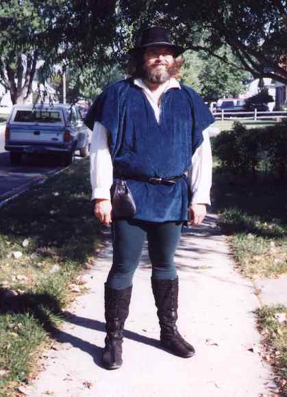 Songdog in Ren Faire garb