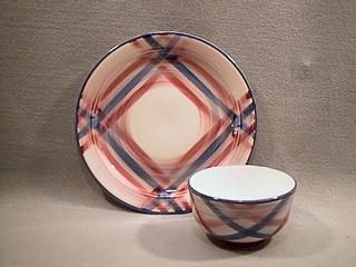 Calico Plaid Dinnerware