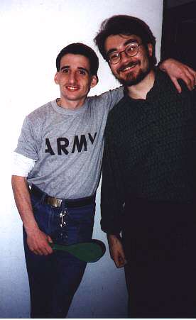 a pic of my friend Bill and I at a RUST meeting