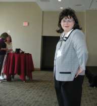 chrissy at the SBS reception