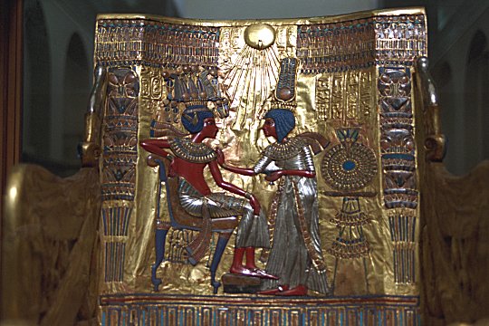 Detail Tutanchamonova trnu