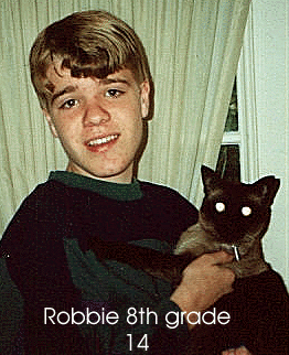 Robbie Kirkland 14yo 8th grade