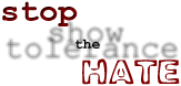 Stop The Hate web graphics