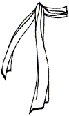 Long Oblong Scarf Loosely on the Shoulder