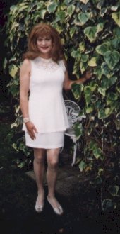 My white sleeveless cocktail dress