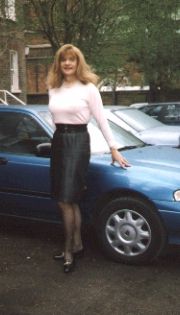 Pink and Black Leather