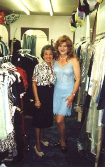 With Mary the salesgirl
