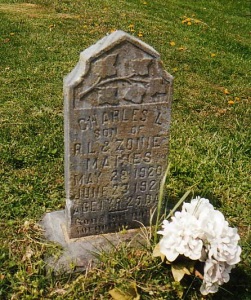 Tombstone of Charles L. Maines