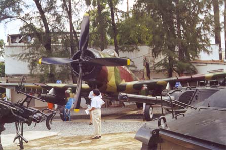 Airplane at War Remnants Museum