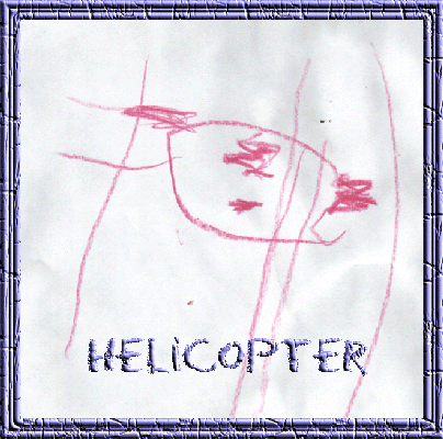 A helicopter