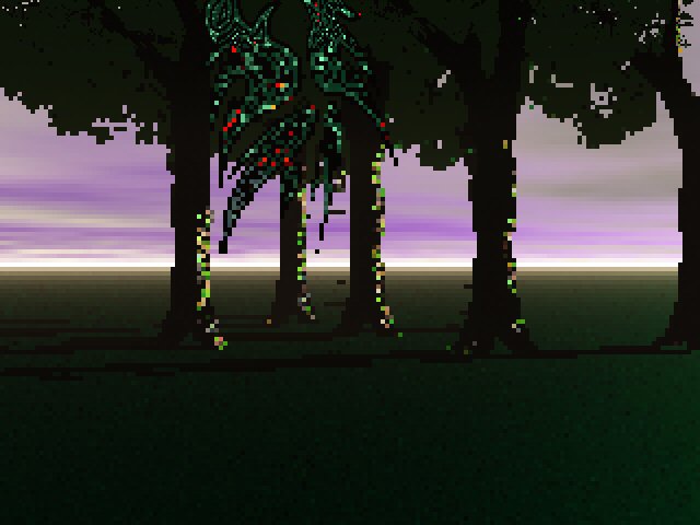 Amoung the trees (didn't finish rendering)