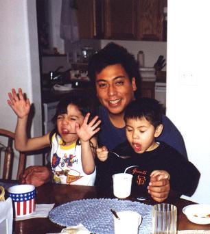 That's me and Matthew plus Samantha