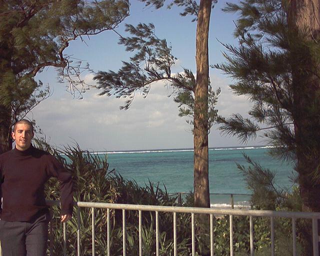 We walked all along the coast before getting a bus home