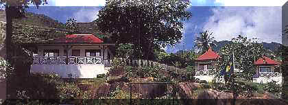 A view to the La Louis Lodge