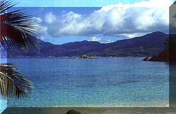View from South Mahe