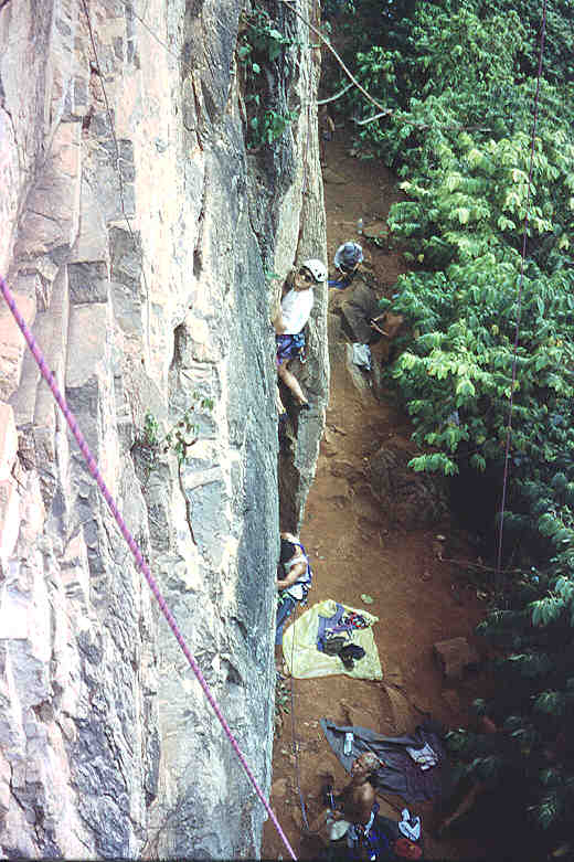 Anthony's on Opium Wall(6a+), WhiteWall