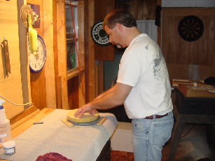 Moving on to #320 grit