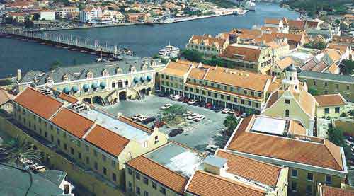 Fort Amsterdam, Aerial view
