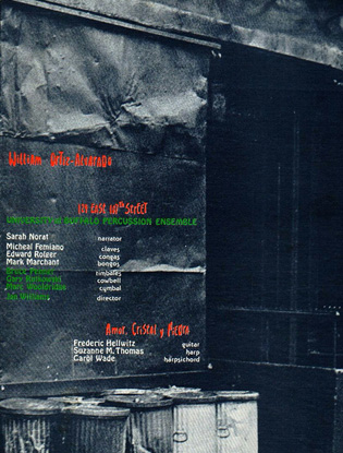 Portada del CD Chamber Music / Msica de cmara de William Ortiz.