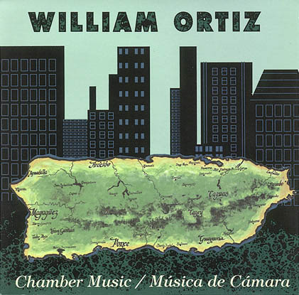 Portada del CD Chamber Music / Msica de cmara de William Ortiz.