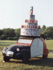 2cv Birthday cake