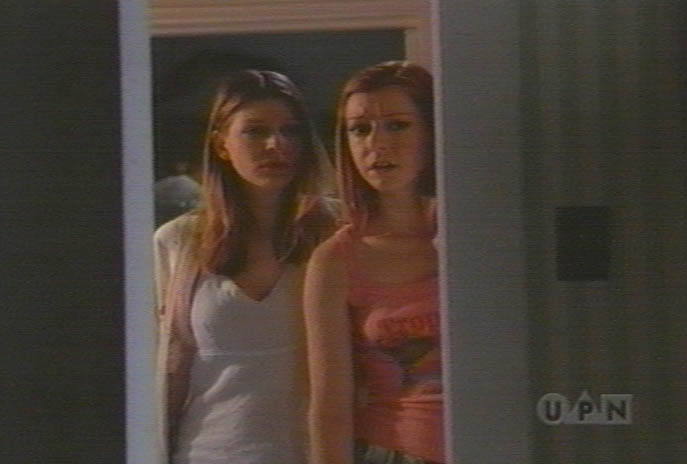 Willow and Tara check on Buffy