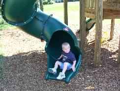 Andrew on the slide