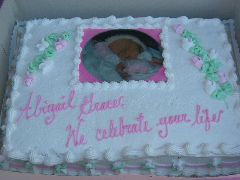 Abigail Grace, we celebrate your life
