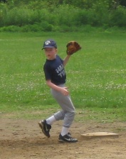Nathan playing ball