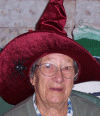 Gran with a witches hat
