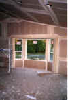 addition baywindow in dining room