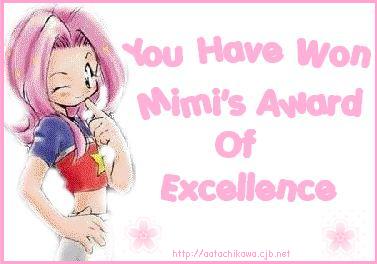My first award. *sniff*