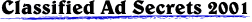 Secrets to writing effective classified ads!