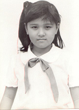 Aislinn in elementary years