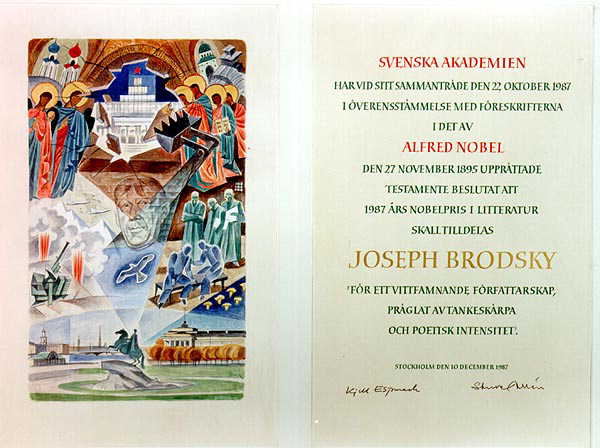 Brodsky's Nobel prize