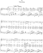 Music score fascimile