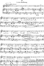 Music score fascimile