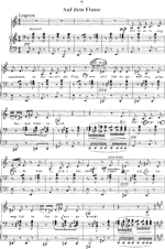 Music score fascimile