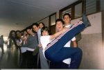 Grupo en el pasillo