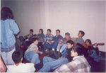 La gente en una jornada