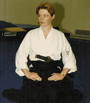 Jayne practicing Iaido