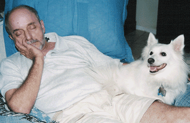Princess napping with daddy.