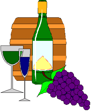 Bottle and glasses