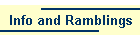 Info and Ramblings